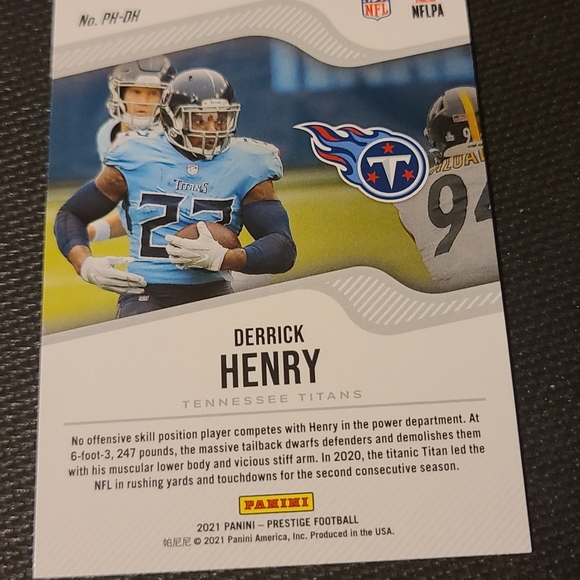 Derrick Henry prestige 2021 #PH-DH - Picture 2 of 2